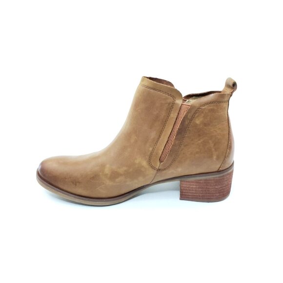 Korks Kork Ease Tea Ankle Boots Bootie Tan Leather Womens US 9.5 - Picture 7 of 9